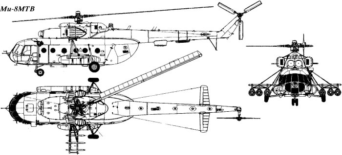 Вертолёт ми-8 АМТШ