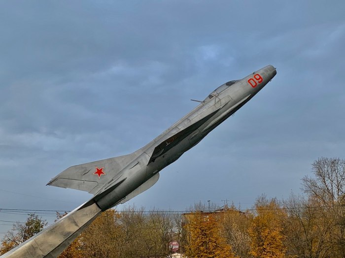 Жуковский памятник самолету миг