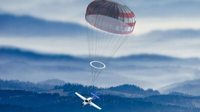 Cirrus Vision Jet парашют