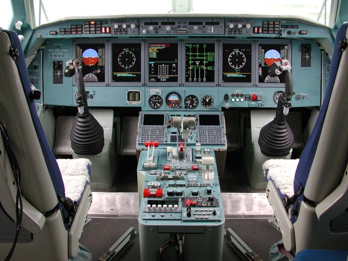 Бе-200 кабина