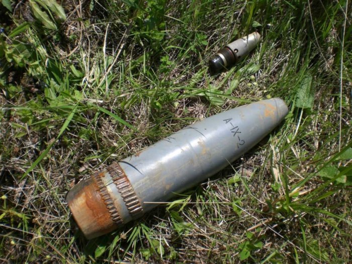 Калибр 152 мм снаряд