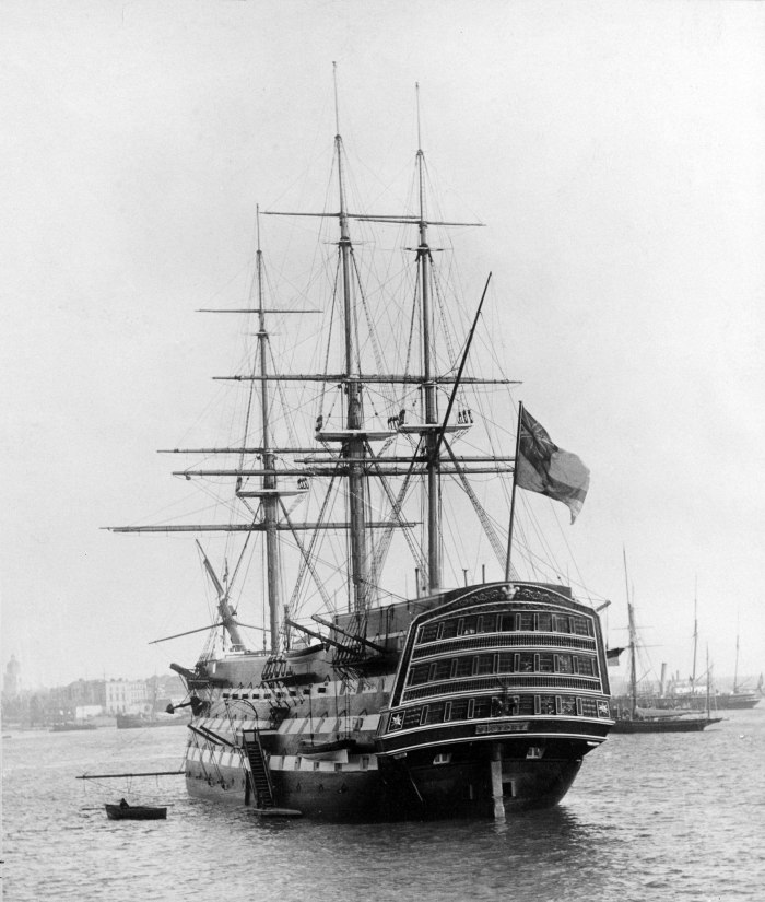HMS Kent парусник