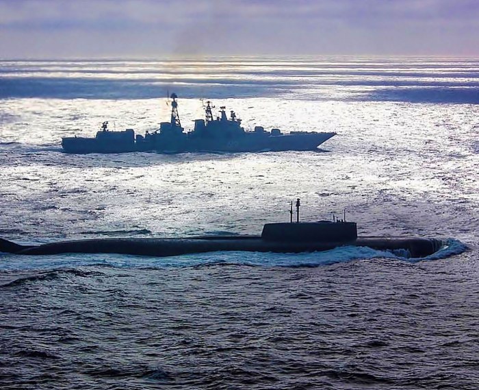Атомная подводная лодка Тихоокеанского флота «Кузбасс»