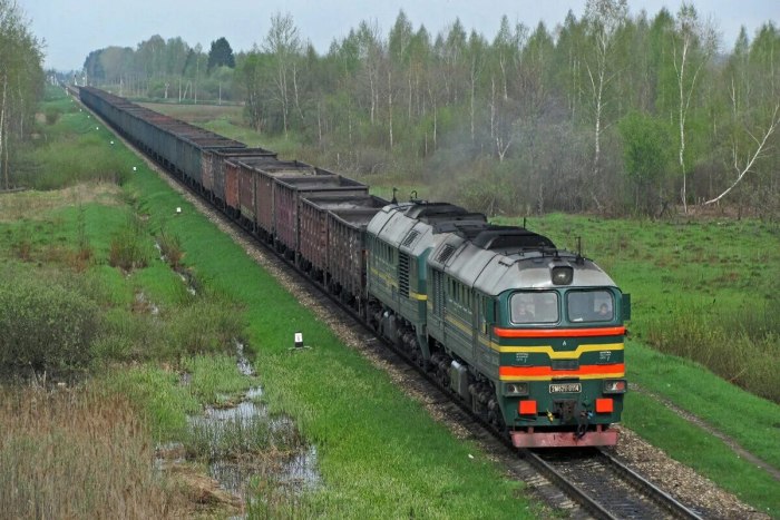 М62 с пассажирскими вагонами