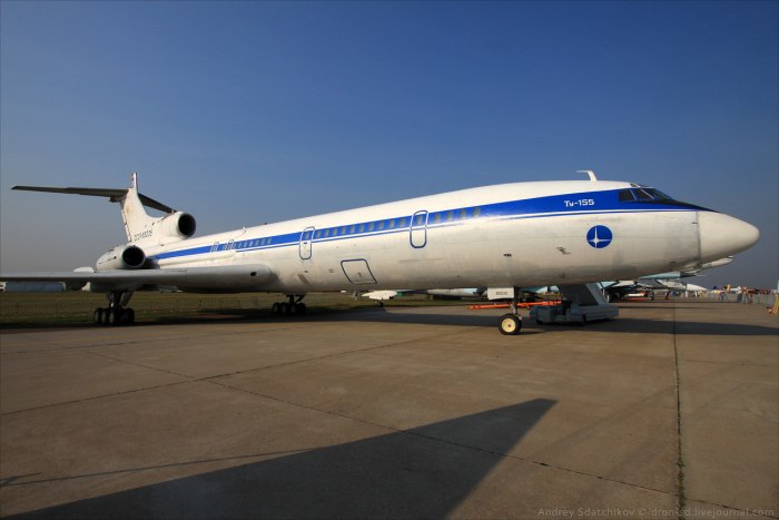 Ту-155 летающая лаборатория