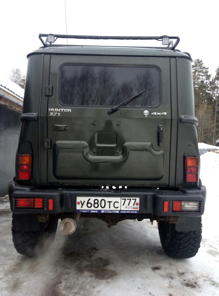 Задний бампер УАЗ 3151