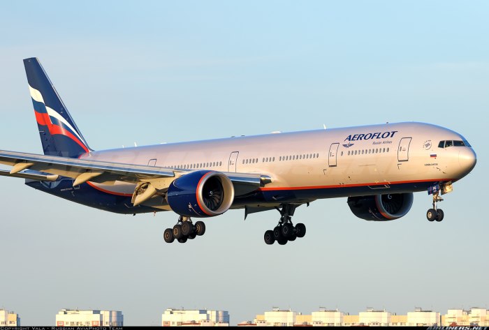 Самолёт Боинг 777 Аэрофлот