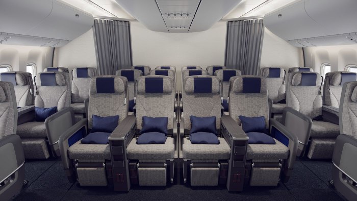 Боинг 777-300er салон
