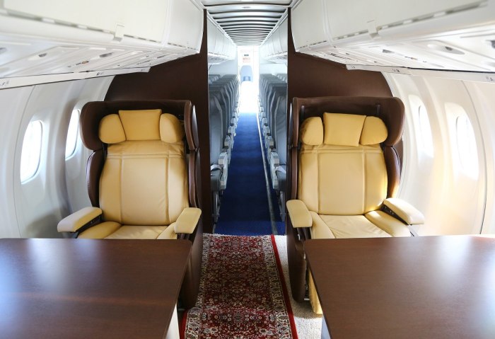ATR 72 салон