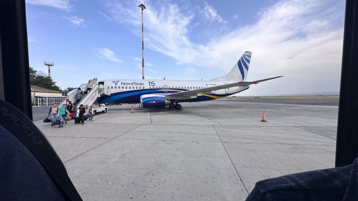 Нордстар Боинг 737-300 полет обзор