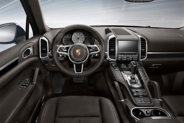 Porsche Cayenne 2015 салон