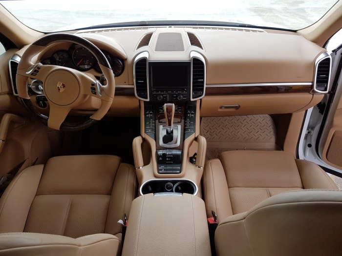 Porsche Cayenne 2023 белый салон