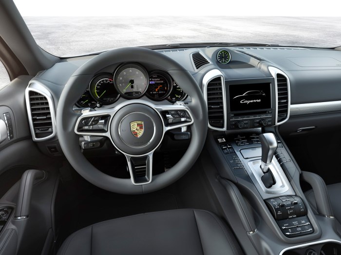 Porsche Cayenne 2014 салон