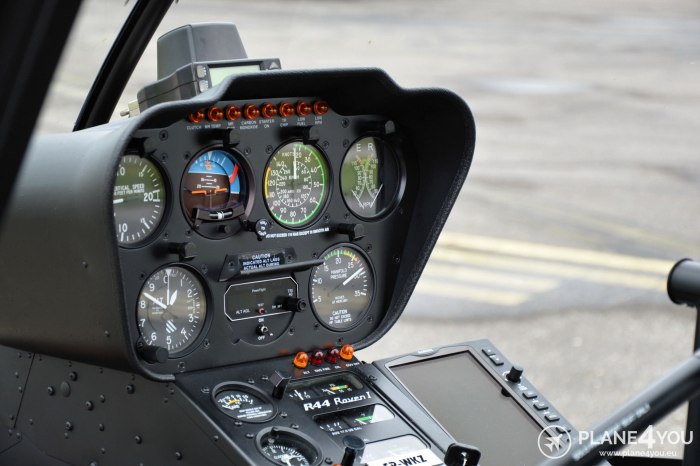 Приборная панель Robinson r44