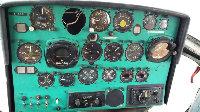 Приборная панель вертолета ми-24