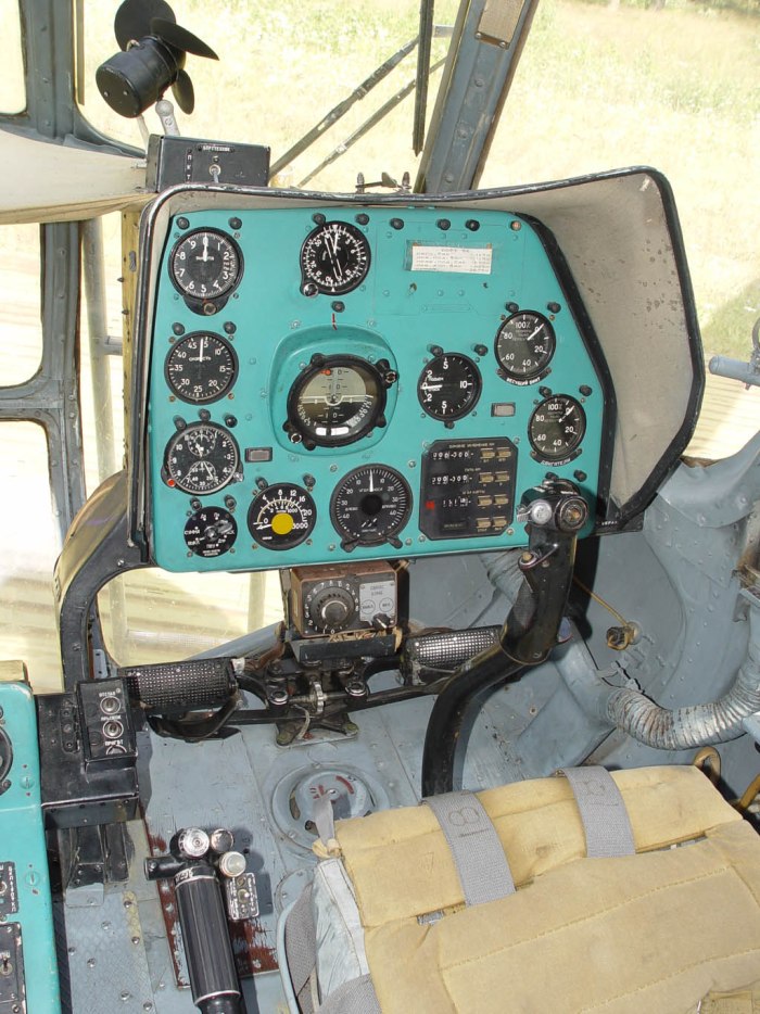 Ми-8 кабина