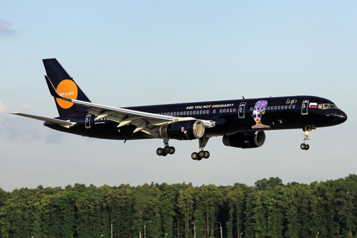 Boeing 757-200 lujo Black Jet