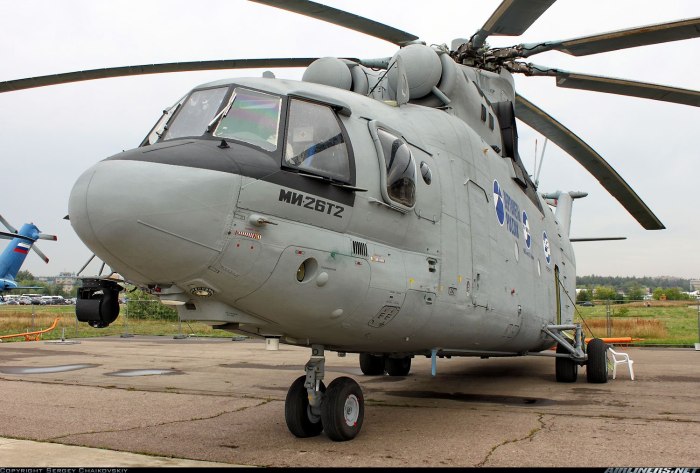 Ми-26 вертолет внутри