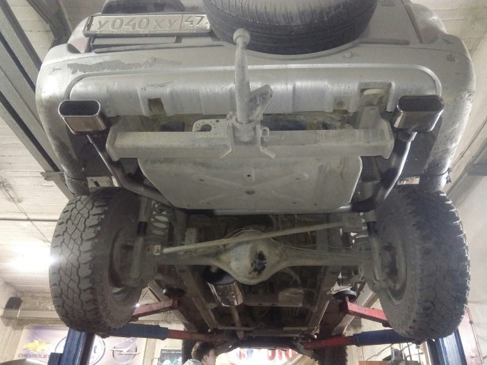 Suzuki Grand Vitara снизу