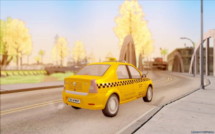 Рено Логан такси игрушка
