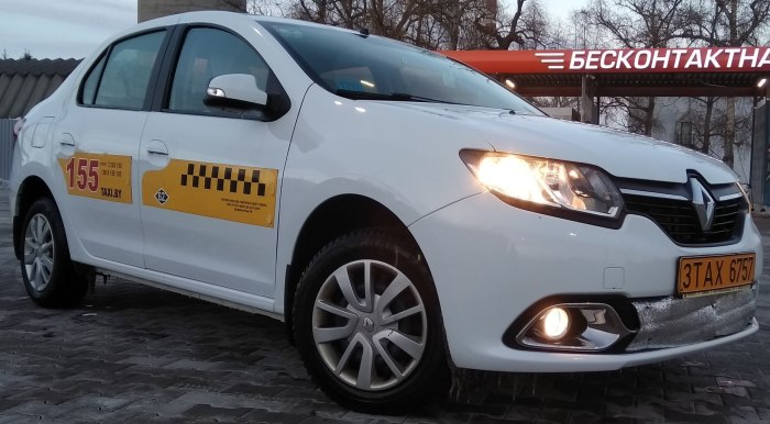 Renault Logan такси drive2
