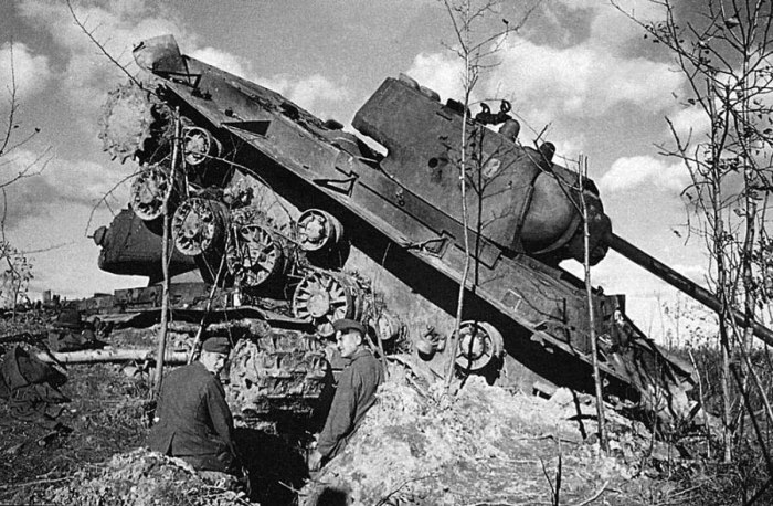 Подбитые танки ВОВ 1941-1945