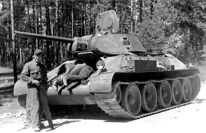 Танк т-34 вторая мировая