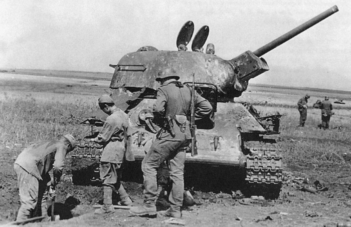Танк т34 вторая мировая война
