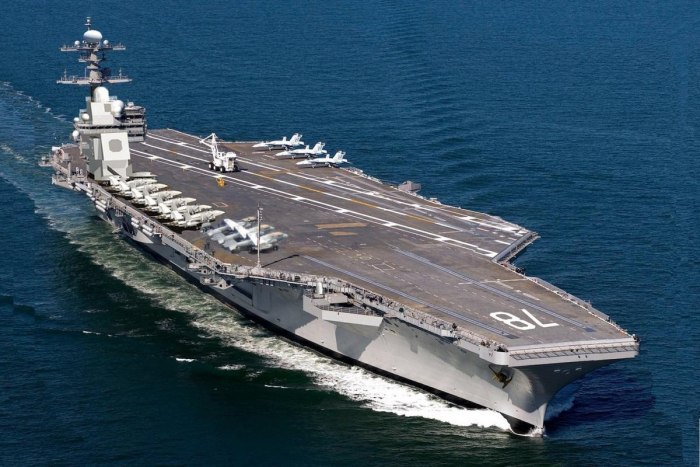 Авианосец USS Gerald r. Ford
