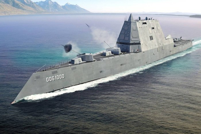 Стелс-эсминец США "Zumwalt"