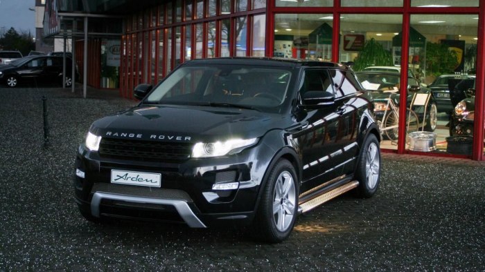 Range Rover Evoque черный фото