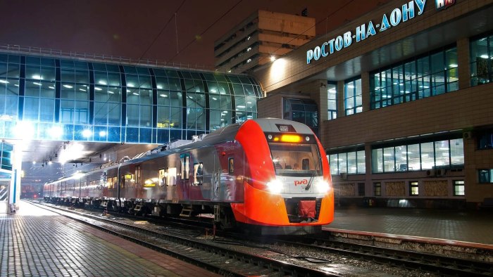 Поезд Ласточка Ростов