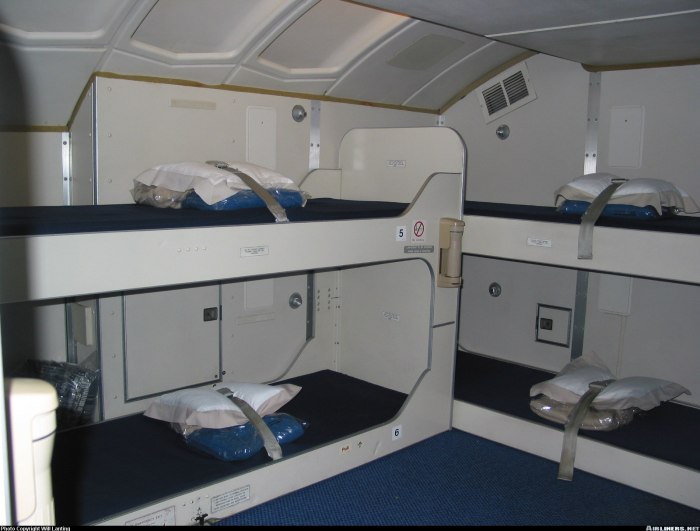 Боинг 777 места отдыха экипажа