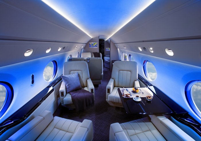 Gulfstream 650 салон