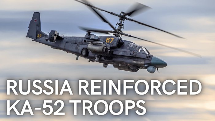 Военный вертолёт ка-52 Аллигатор