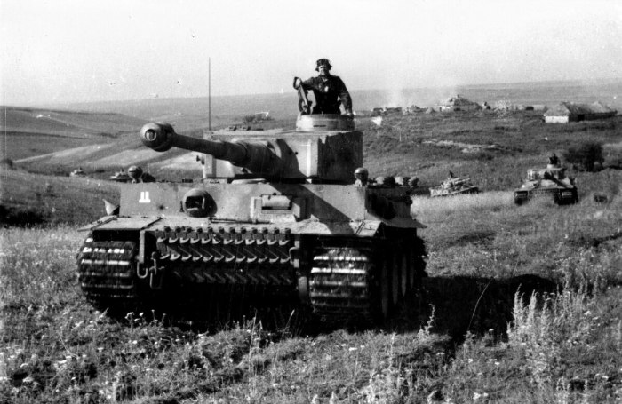 Танк тигр 1943 Курская битва