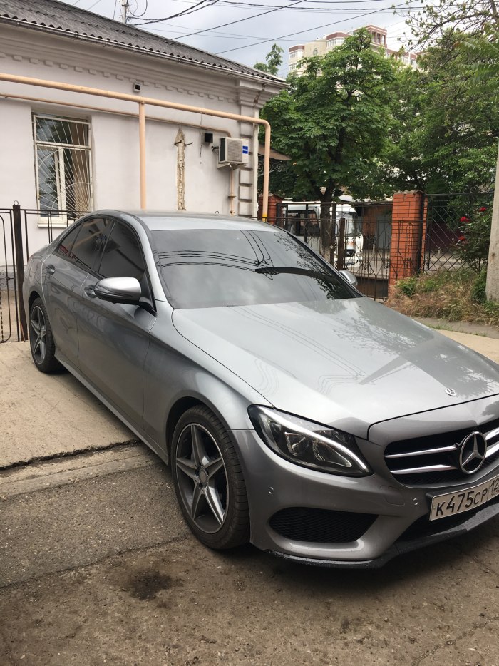Мерседес c class матовый серый