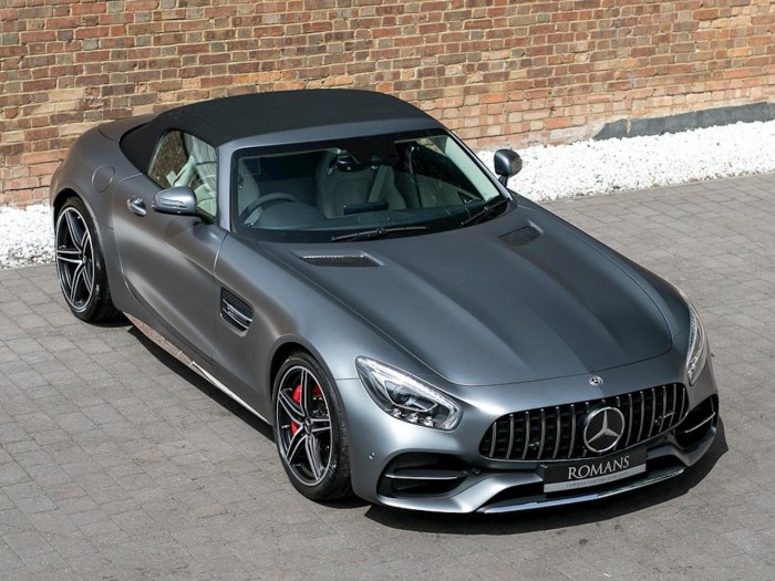 Mercedes AMG gt серый