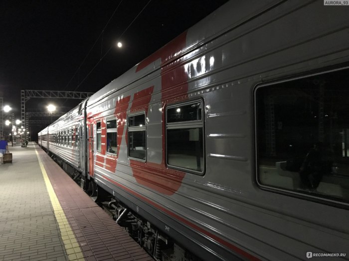 Поезд 109 Москва Анапа
