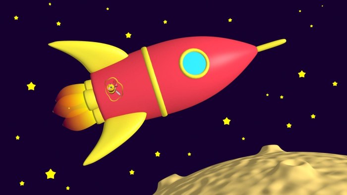 Космическая ракета для детей