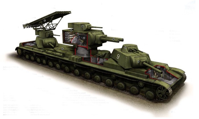 Советский танк кв 6
