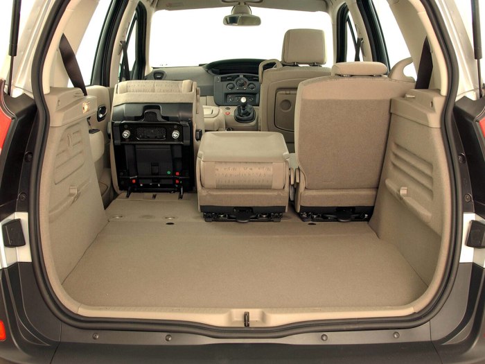 Renault Grand Scenic 2 багажник
