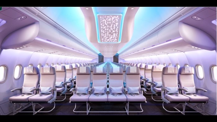 Airbus a350 салон
