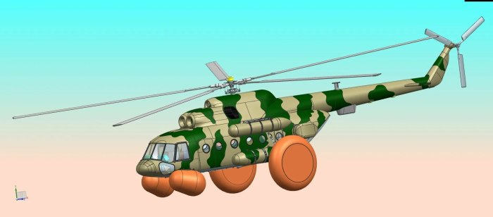 Грузовой вертолёт ми-8