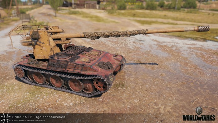 World of Tanks гриль 15