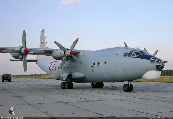 Самолеты АН-12 ВВС России