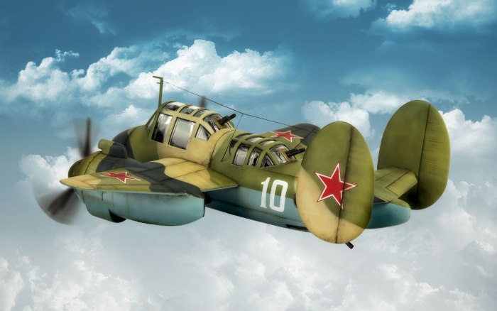Советский пикирующий бомбардировщик ту-2