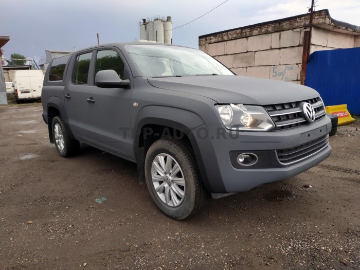 Volkswagen Amarok зелёный Раптор