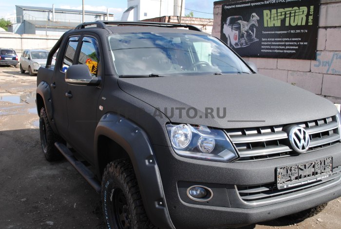 Volkswagen Amarok зелёный Раптор