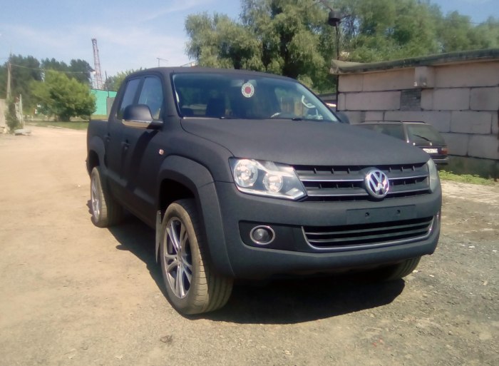 Volkswagen Amarok зелёный Раптор